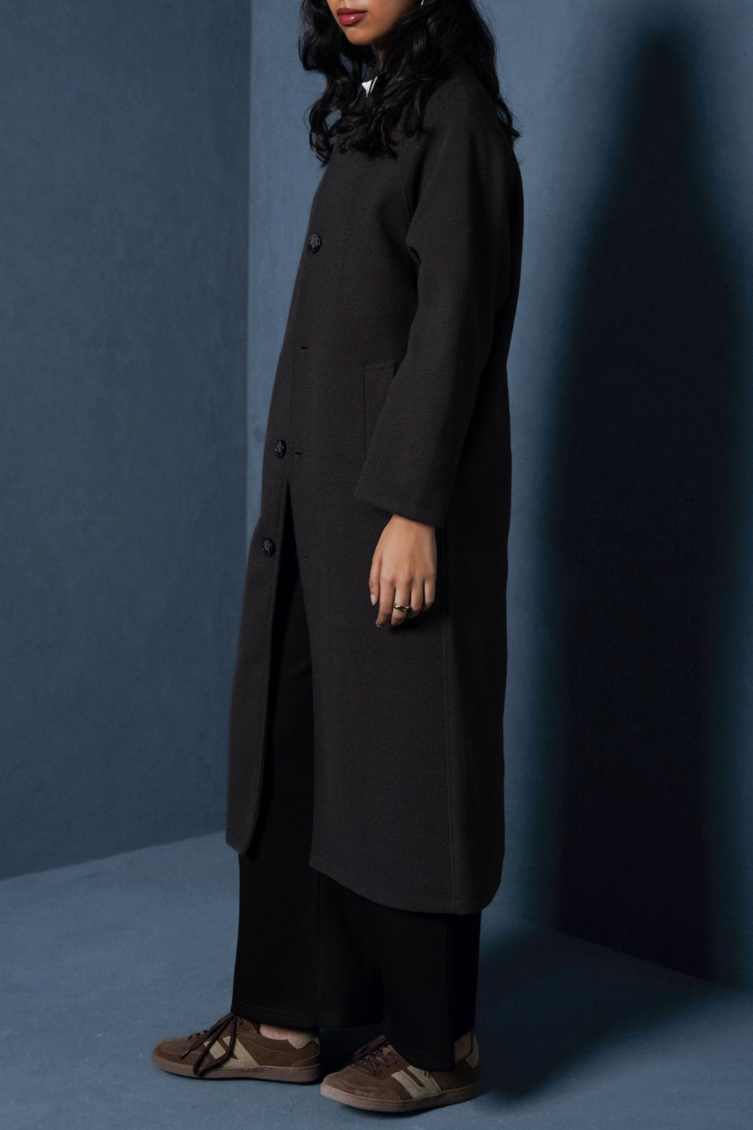 DARK BROWN DAILY SOFT COAT