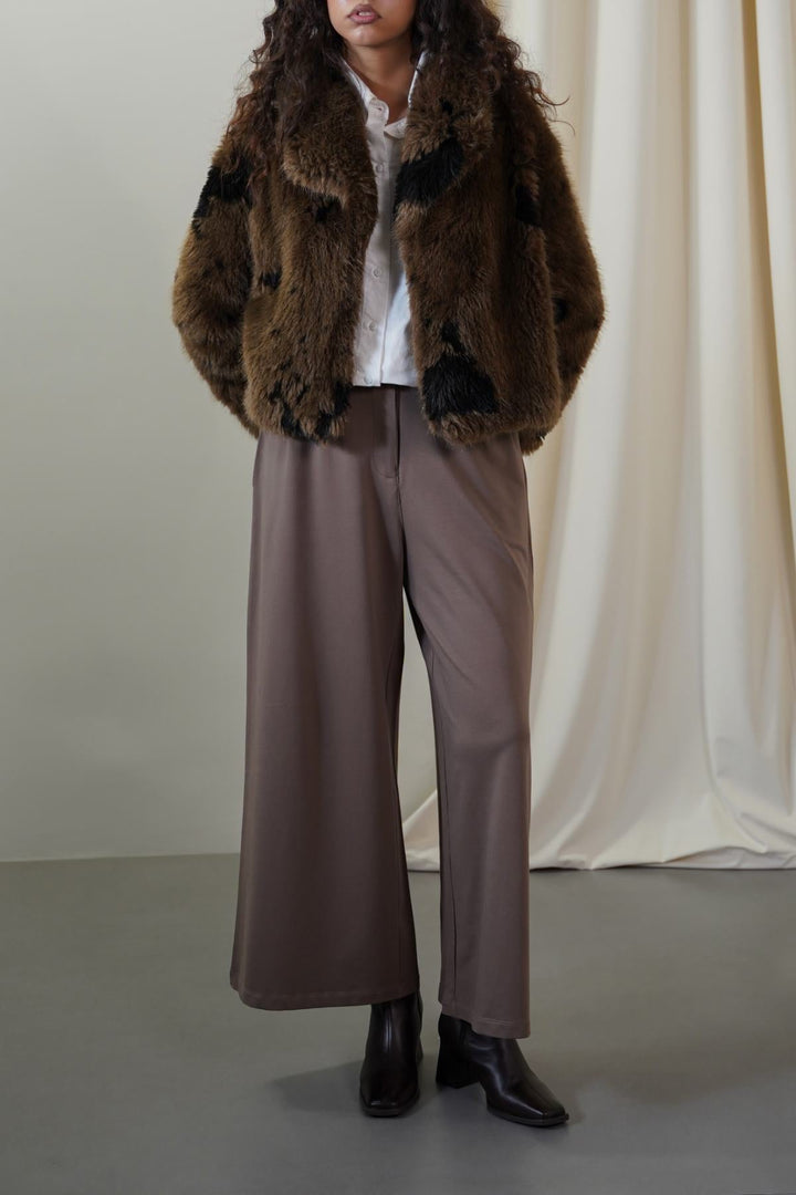 BROWN RANCH LUXE FUR JACKET