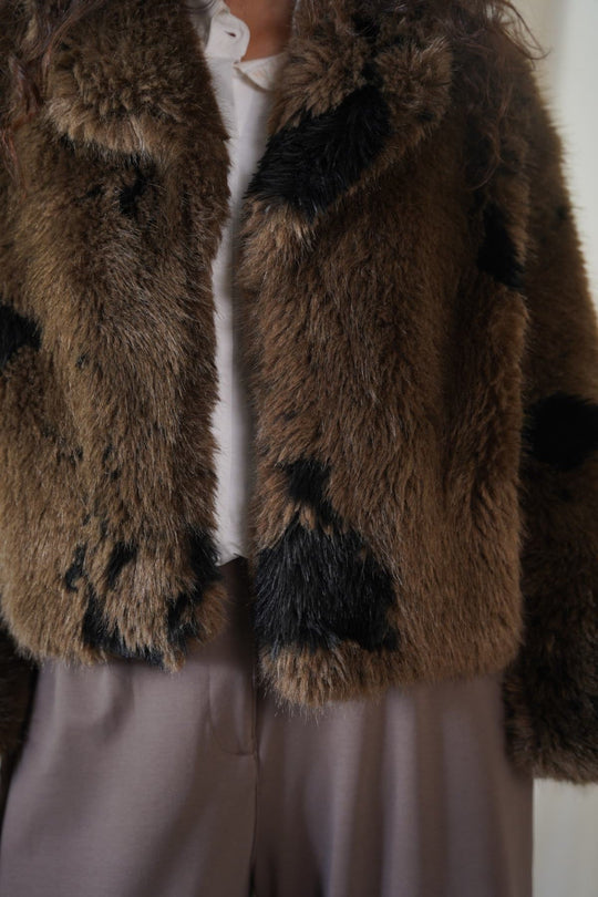 BROWN RANCH LUXE FUR JACKET