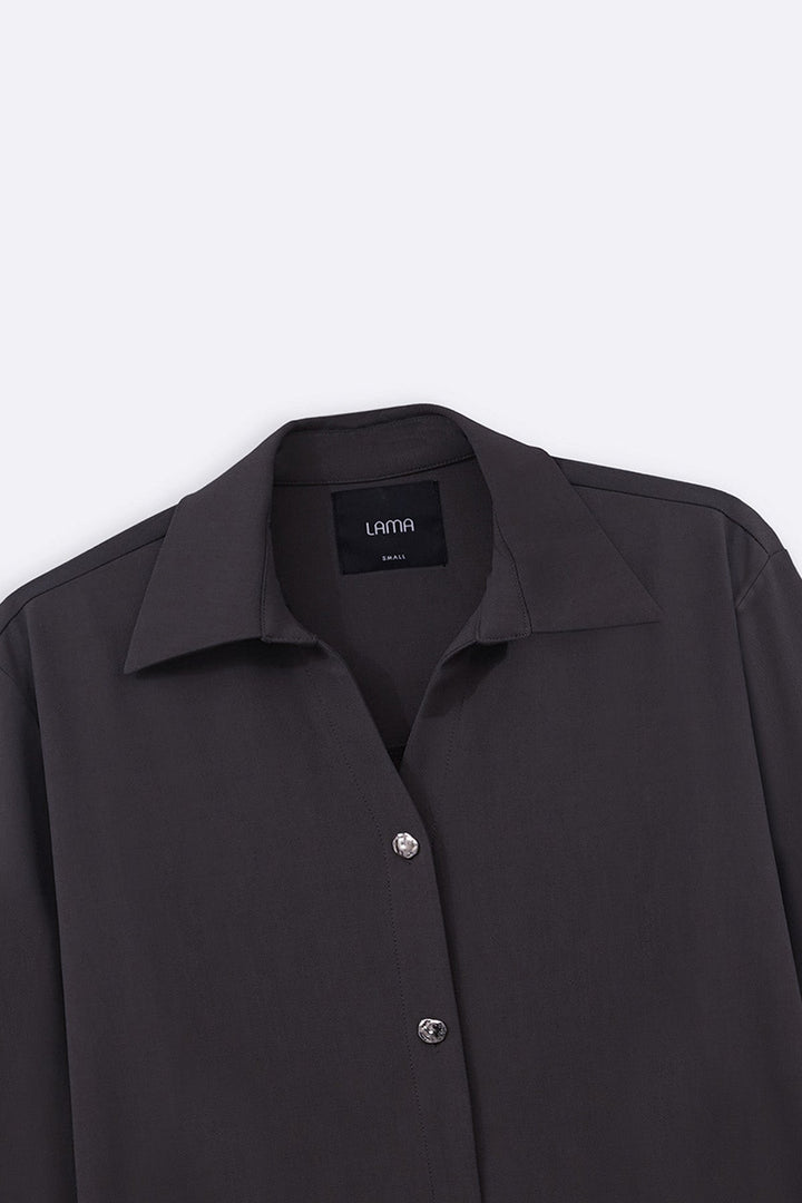 BLUE FLOW BUTTONED SHIRT