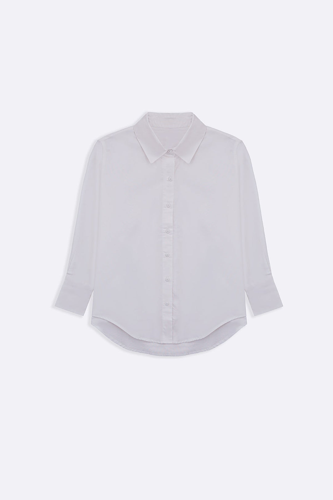 WHITE THE MEANS-BUSINESS SHIRT