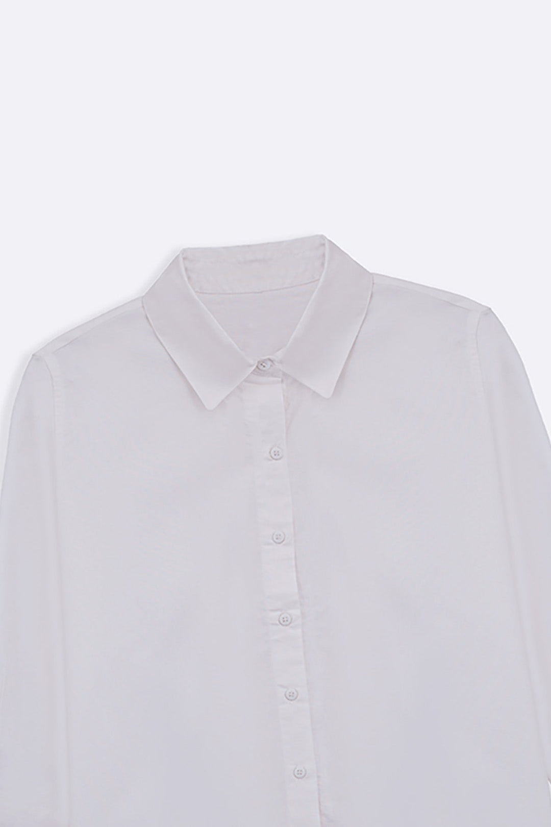 WHITE THE MEANS-BUSINESS SHIRT