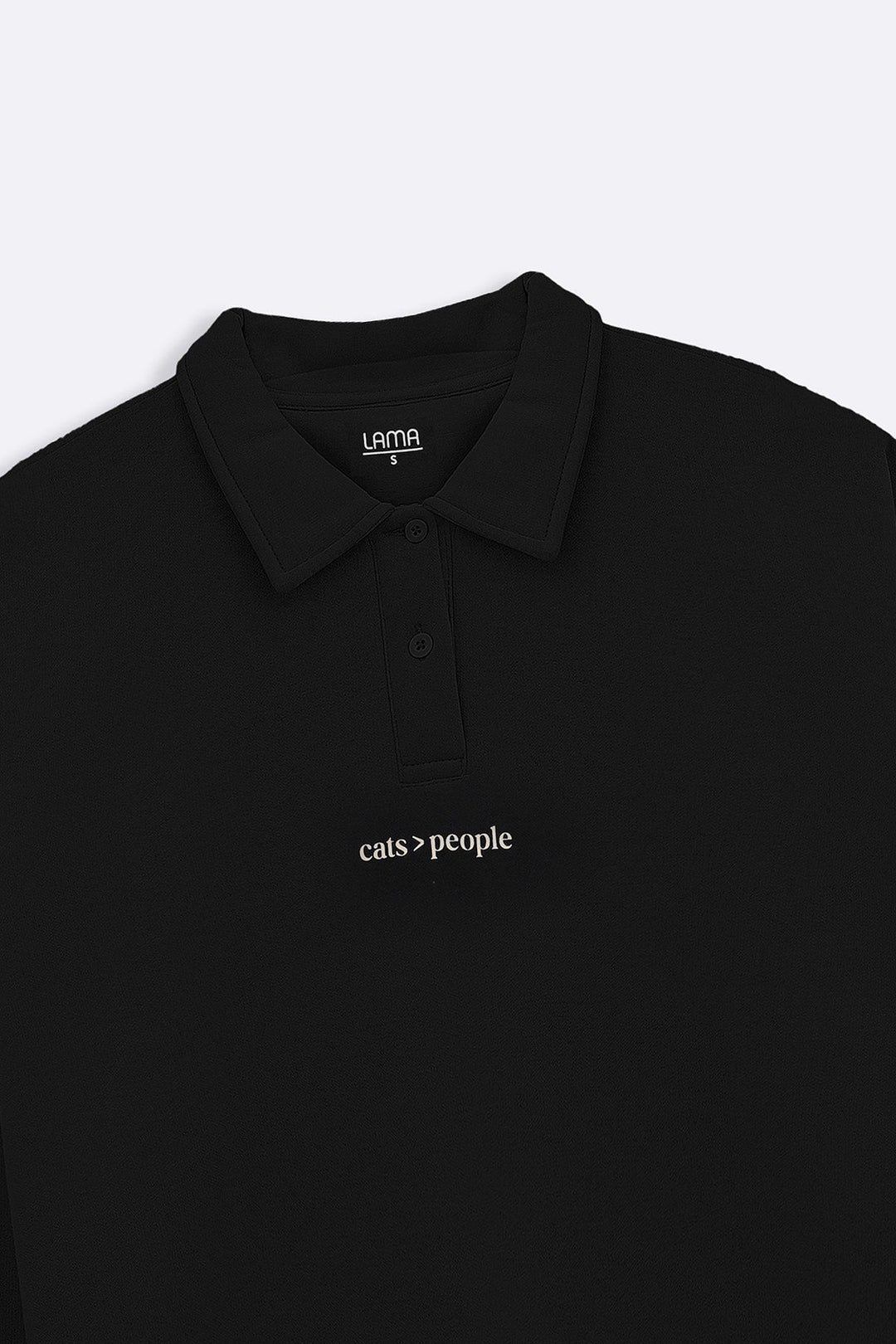 BLACK CAT SUPREMACY FLEECE POLO