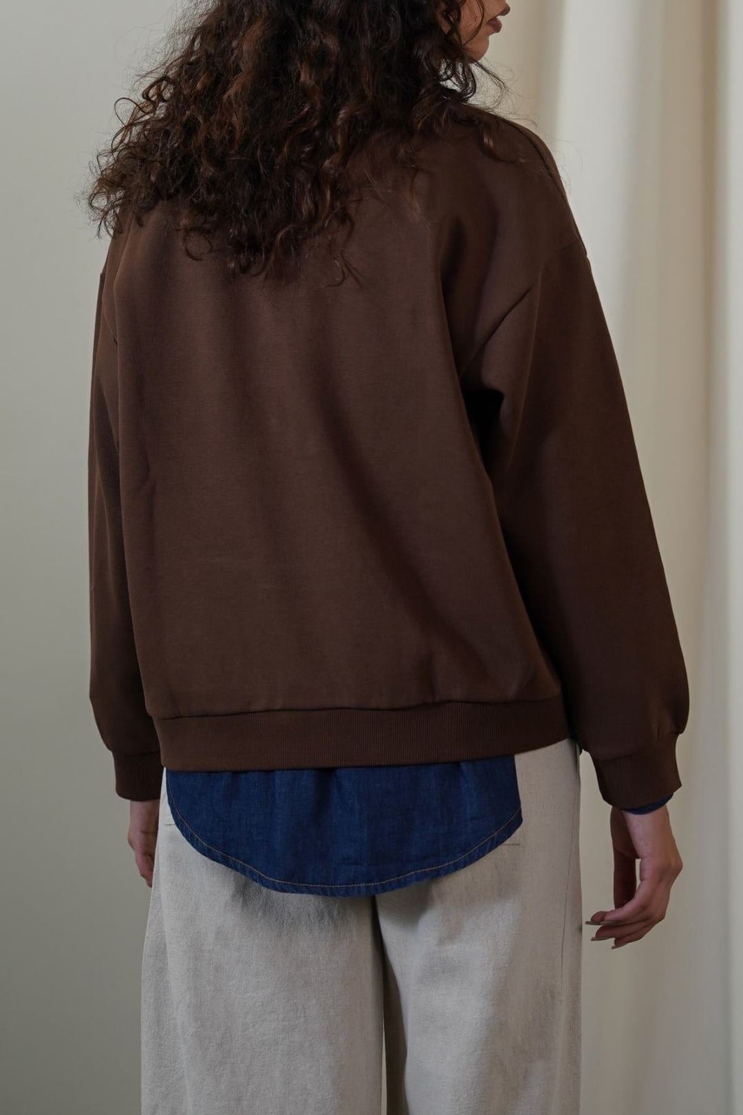 BROWN CLASSIC FLEECE POLO