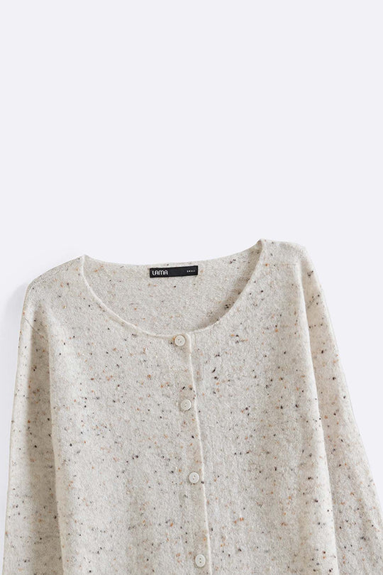 CREAM CONFETTI CARDIGAN