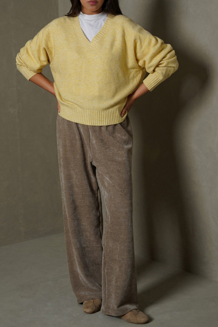 LIME SOFT BUTTER KNIT