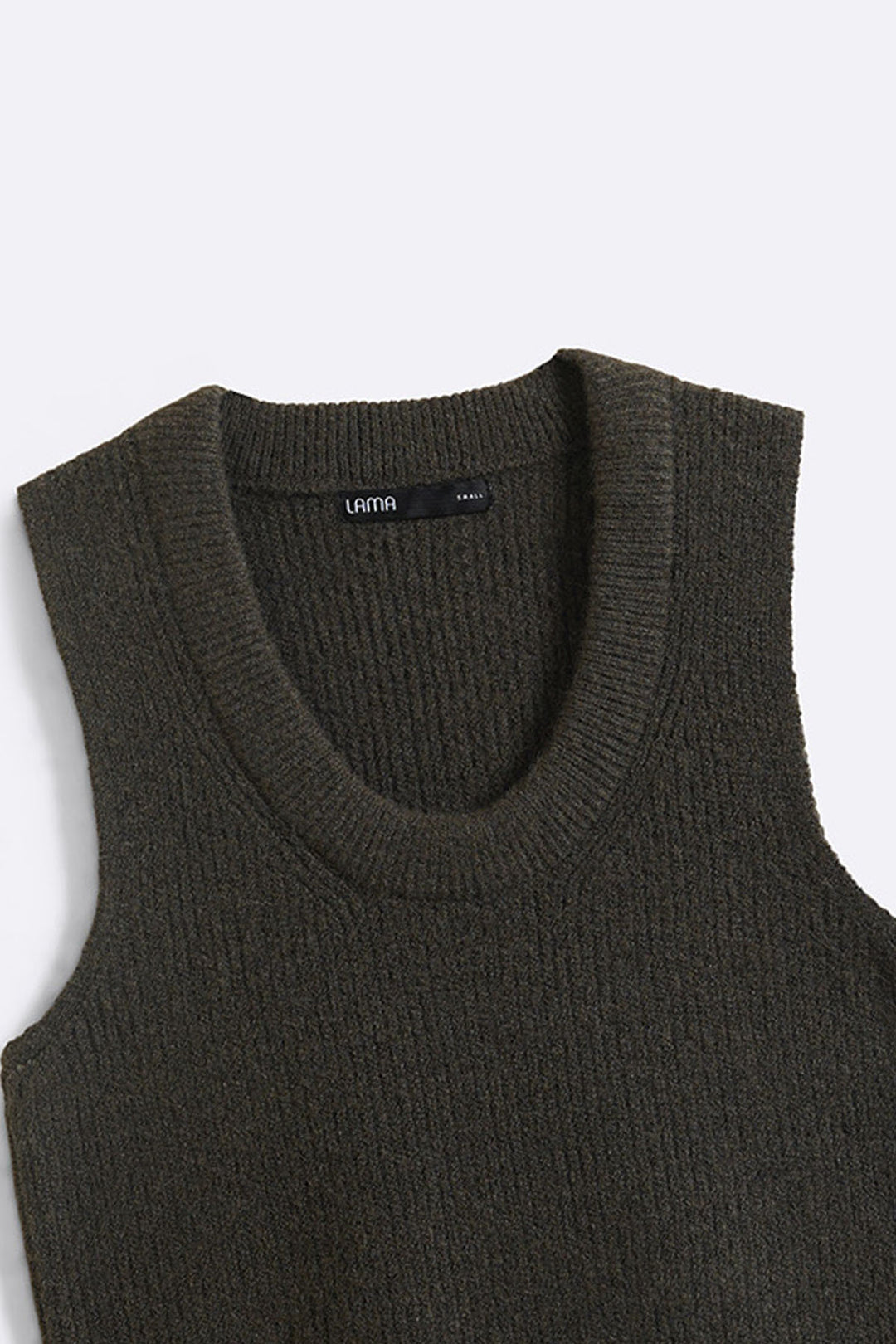 GREEN COSY SWEATER VEST