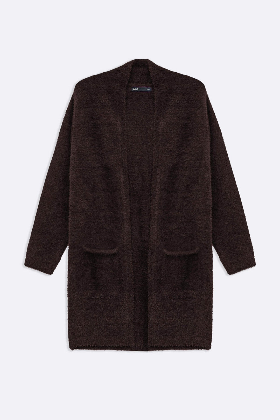 COFFEE ANGEL HAIR CARDIGAN