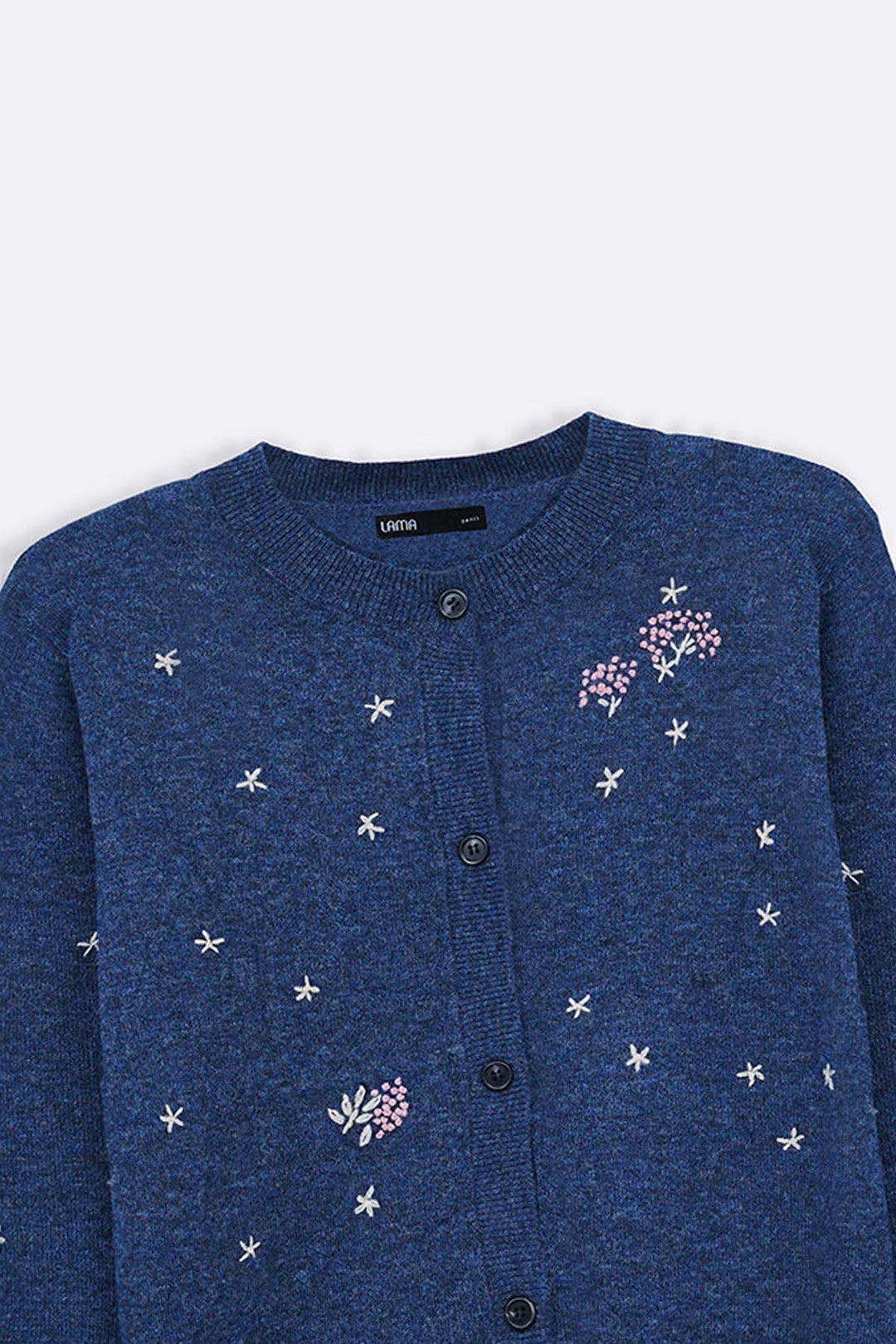 BLUE FEMME EMBROIDERED CARDIGAN