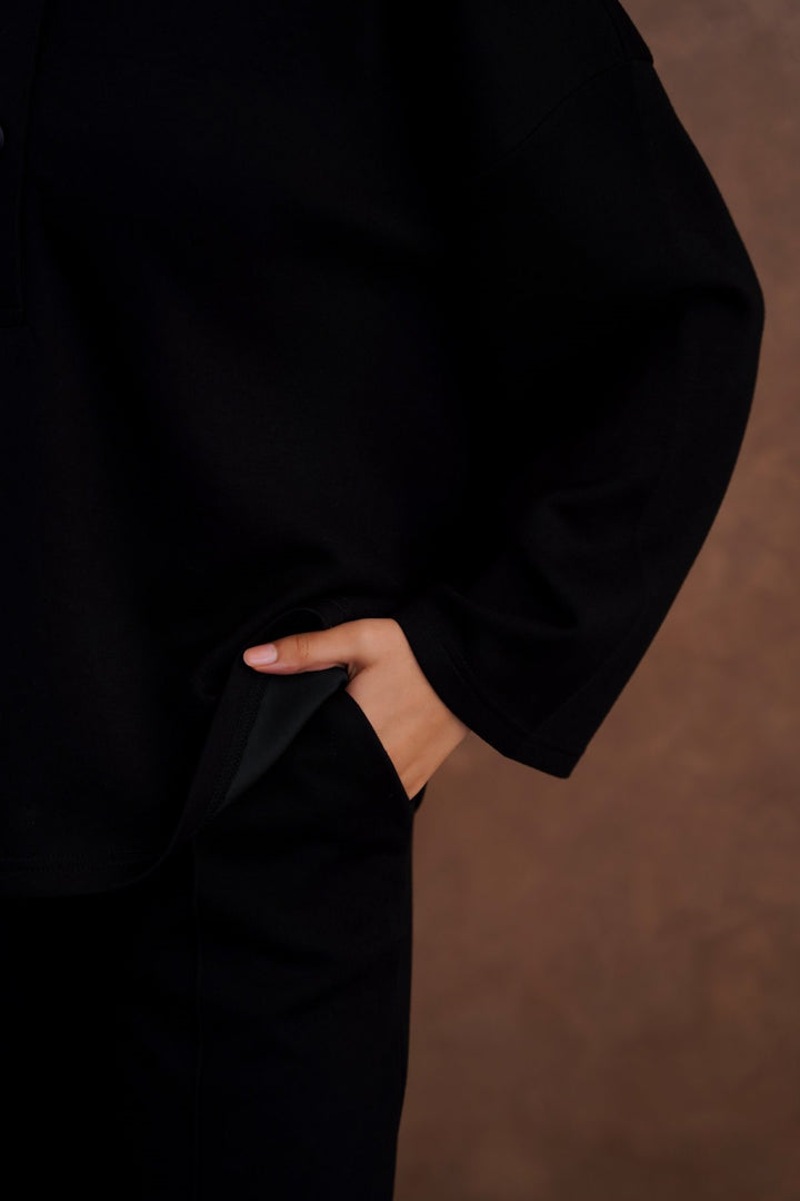 BLACK LOUNGE POLO
