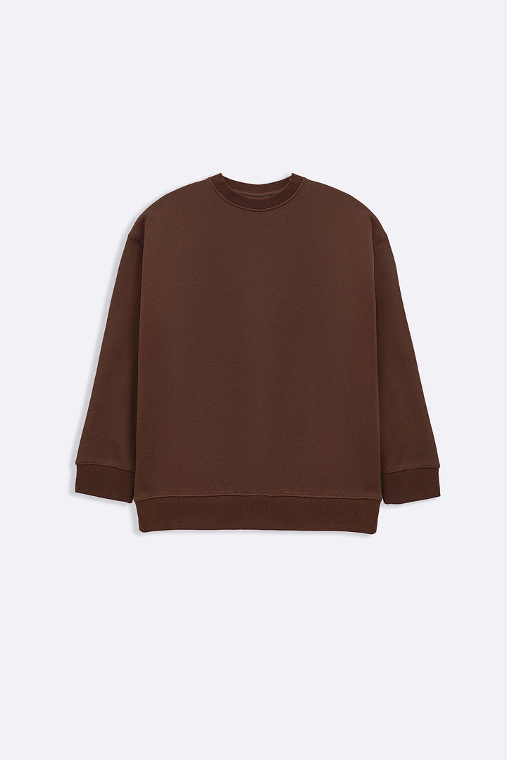 BROWN CLASSIC SWEATSHIRT
