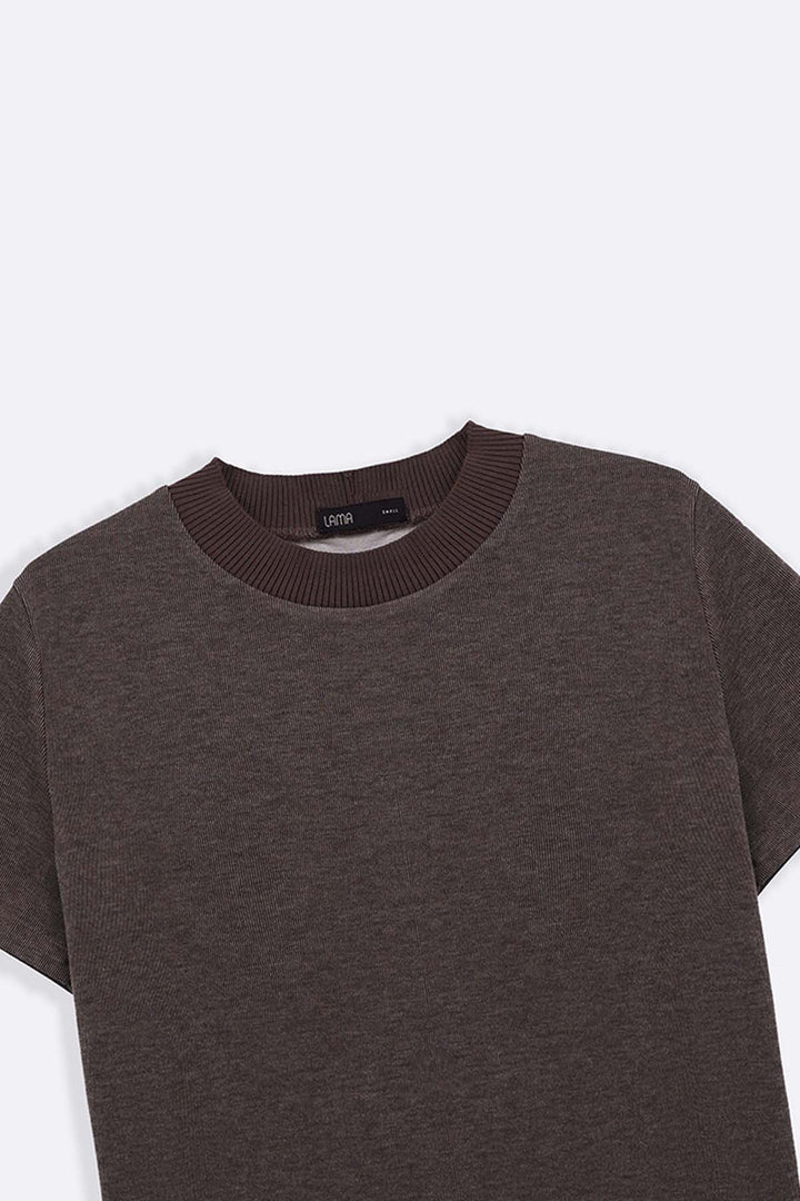 BROWN LIVE IN TEE