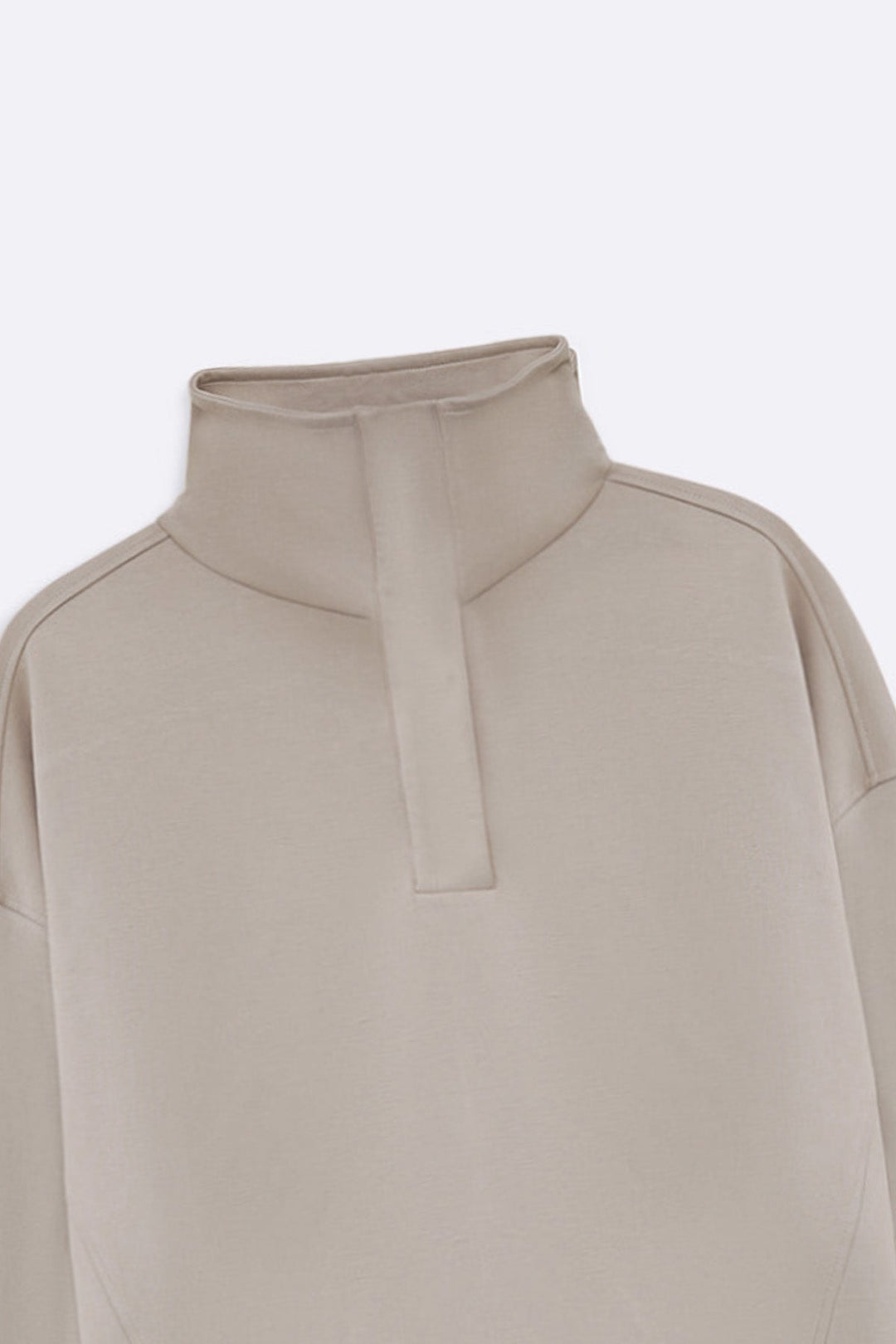 KHAKI SOFT ALL-DAY PULLOVER