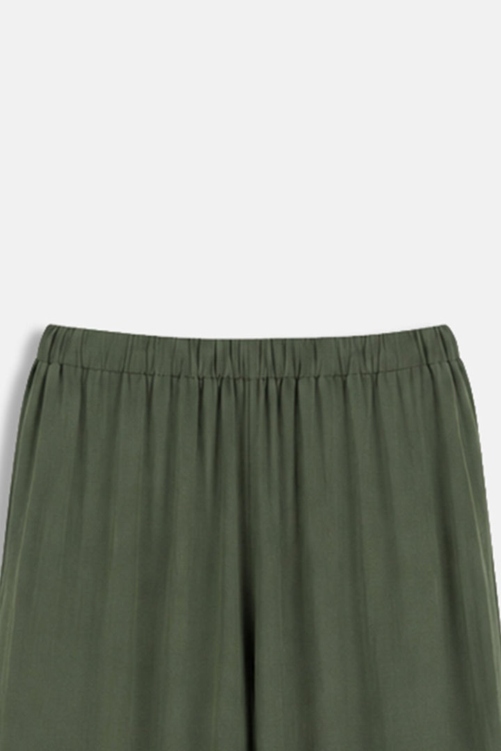GREEN-SOFT BASIC CULOTTES