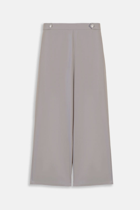 KHAKI KNIT TAILORED PANTS