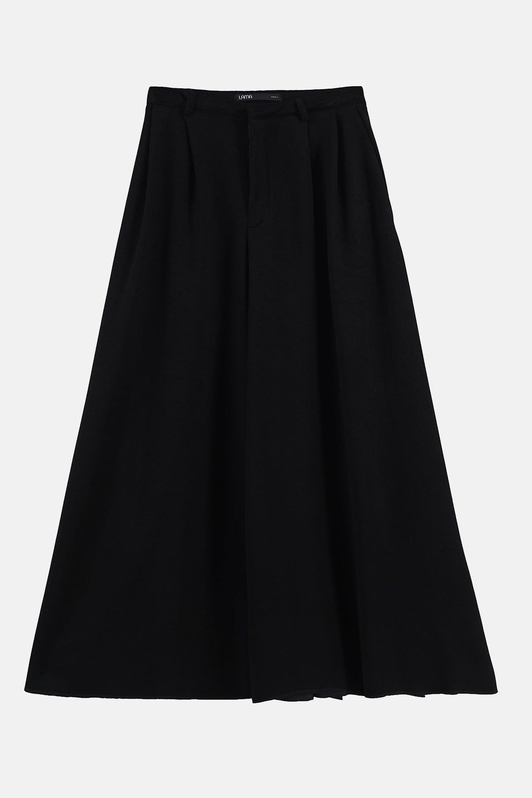 BLACK-WIDE-LEG TROUSER