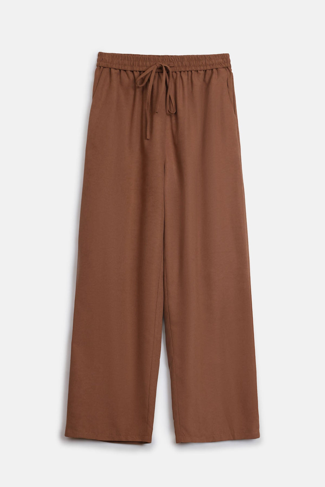SUEDETTE WIDE PANTS