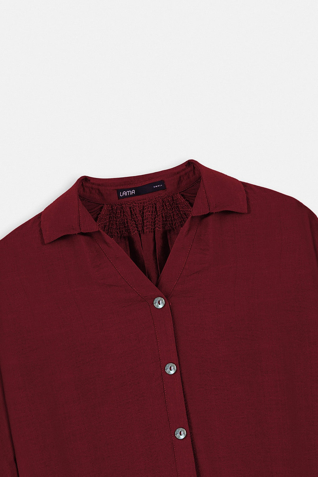 RED-SOFT TURN UP SHIRT