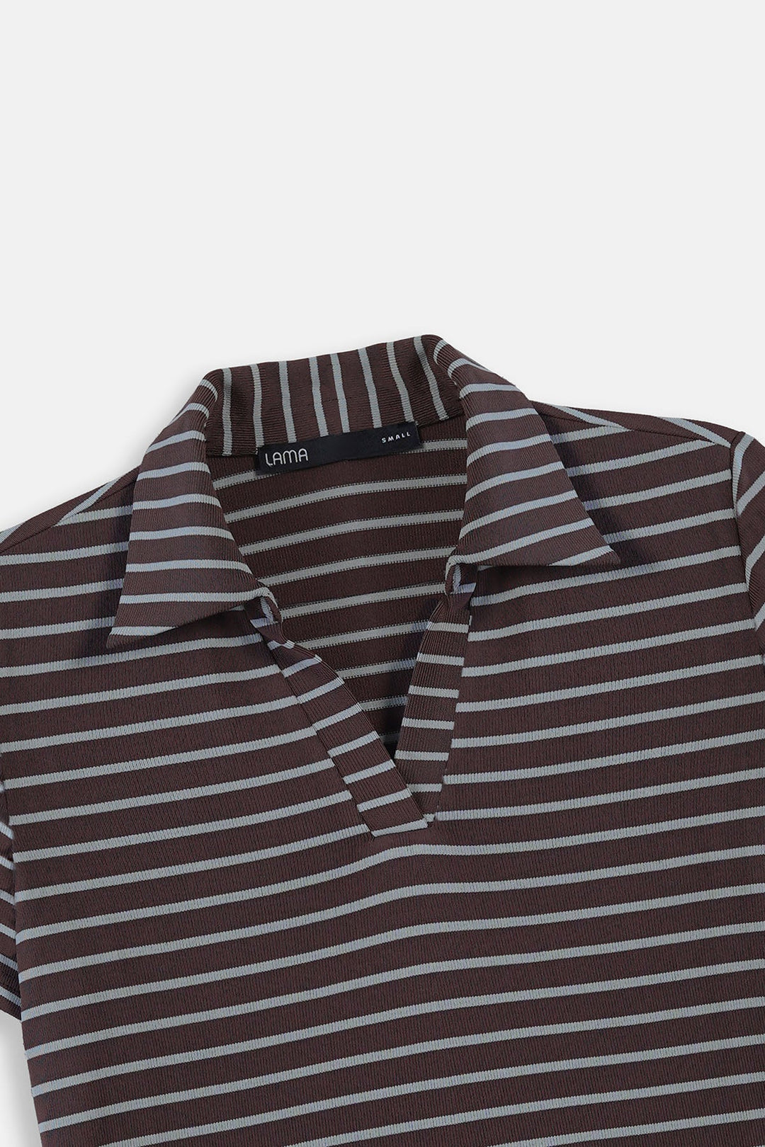 BROWN GREY-YARN DYED HENLEY
