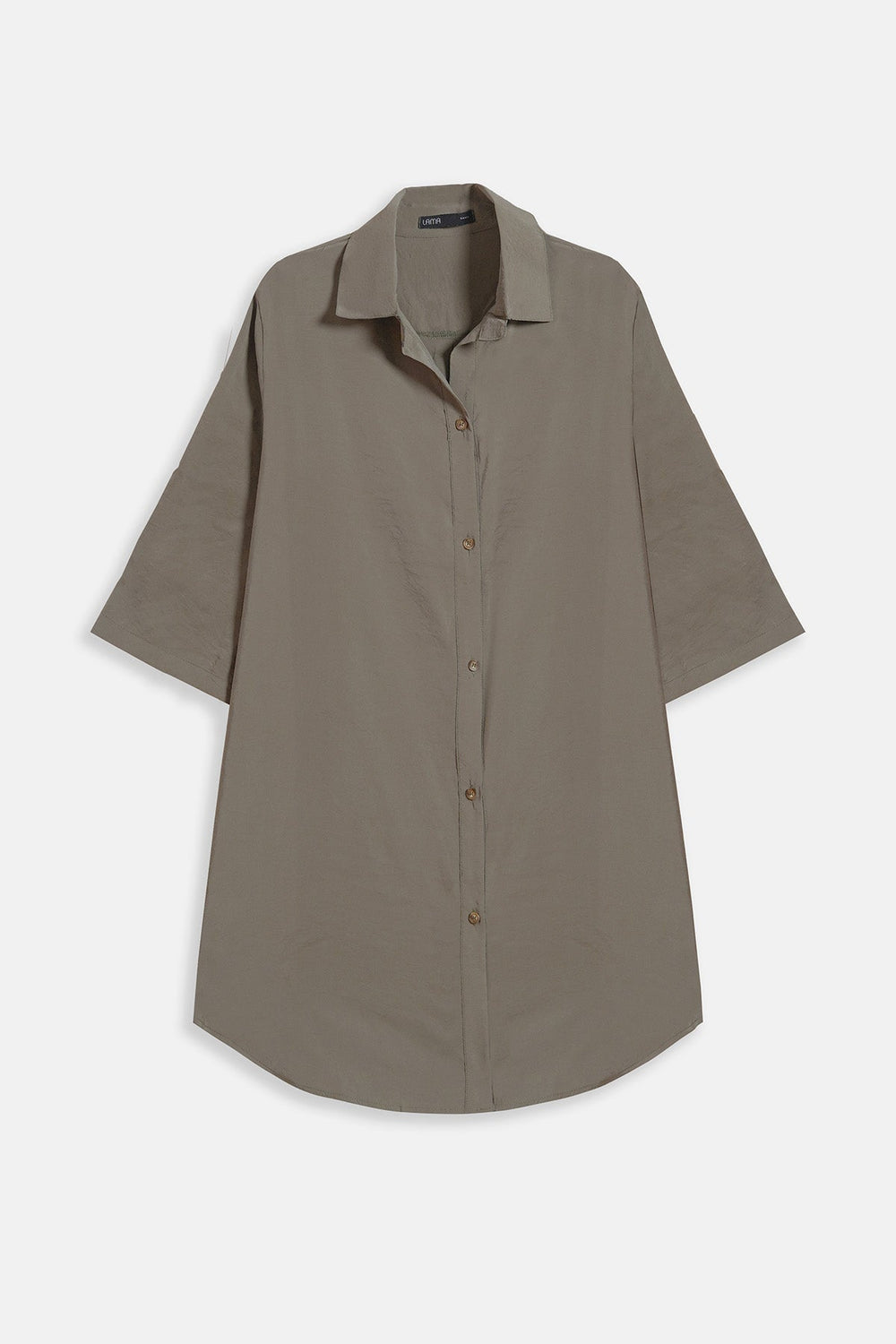 OLIVE STONEWASH TUNIC