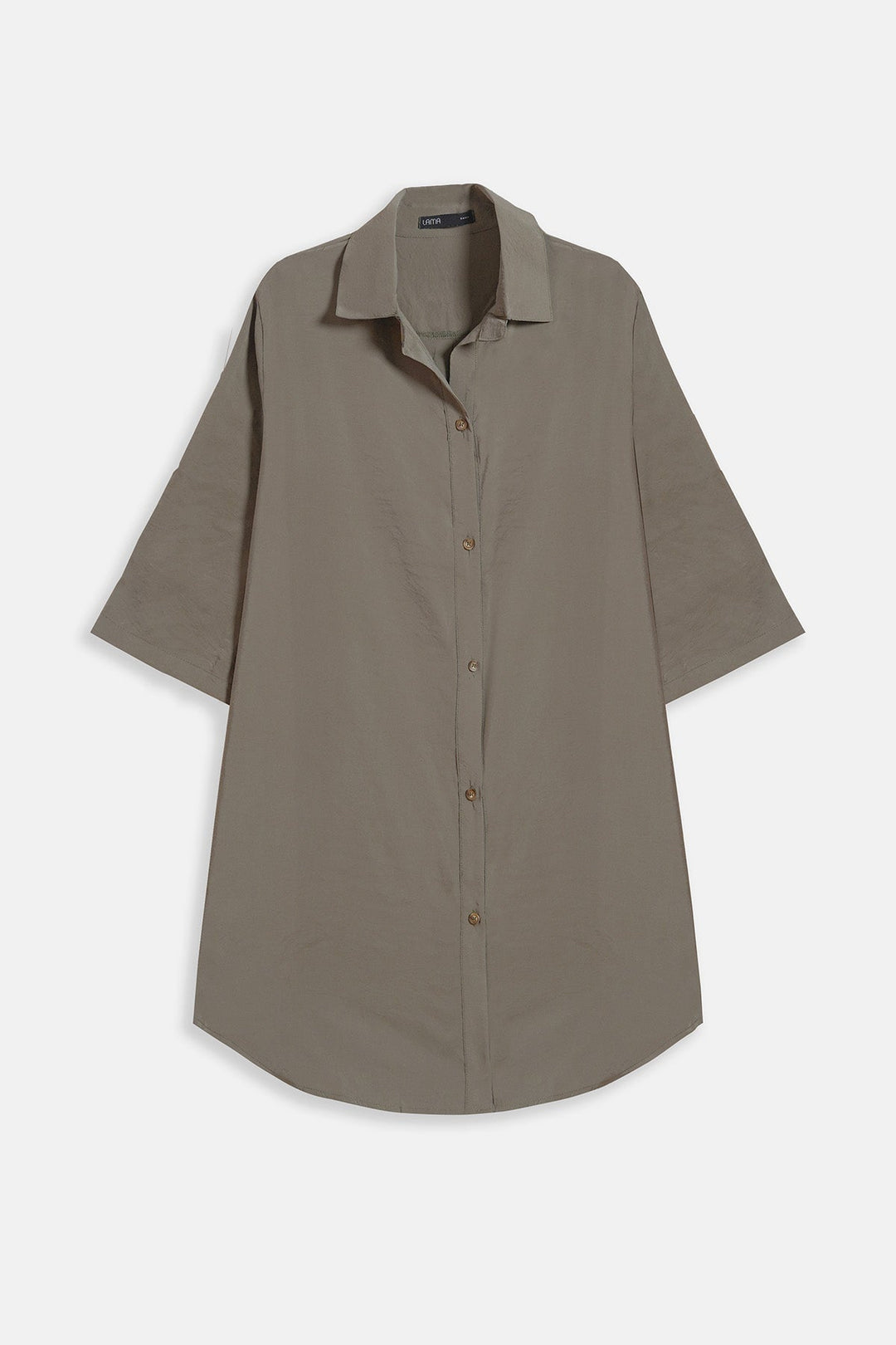 OLIVE STONEWASH TUNIC