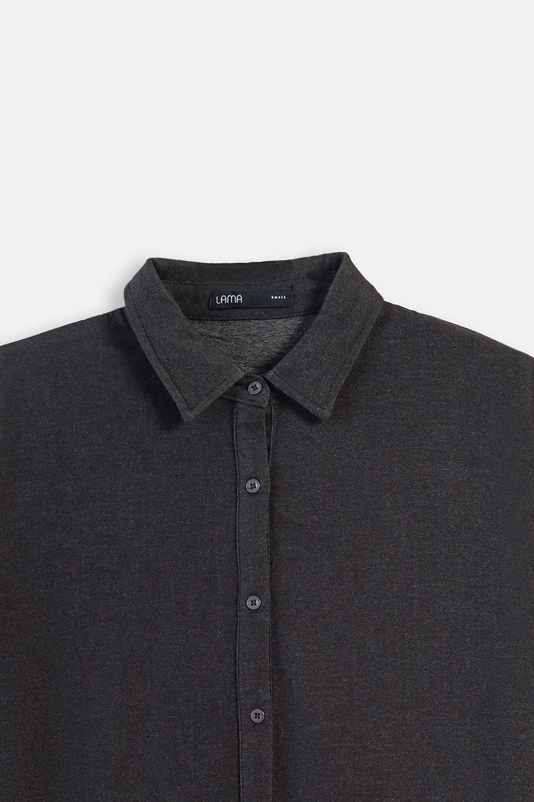 OLIVE BOXY KNIT SHIRT