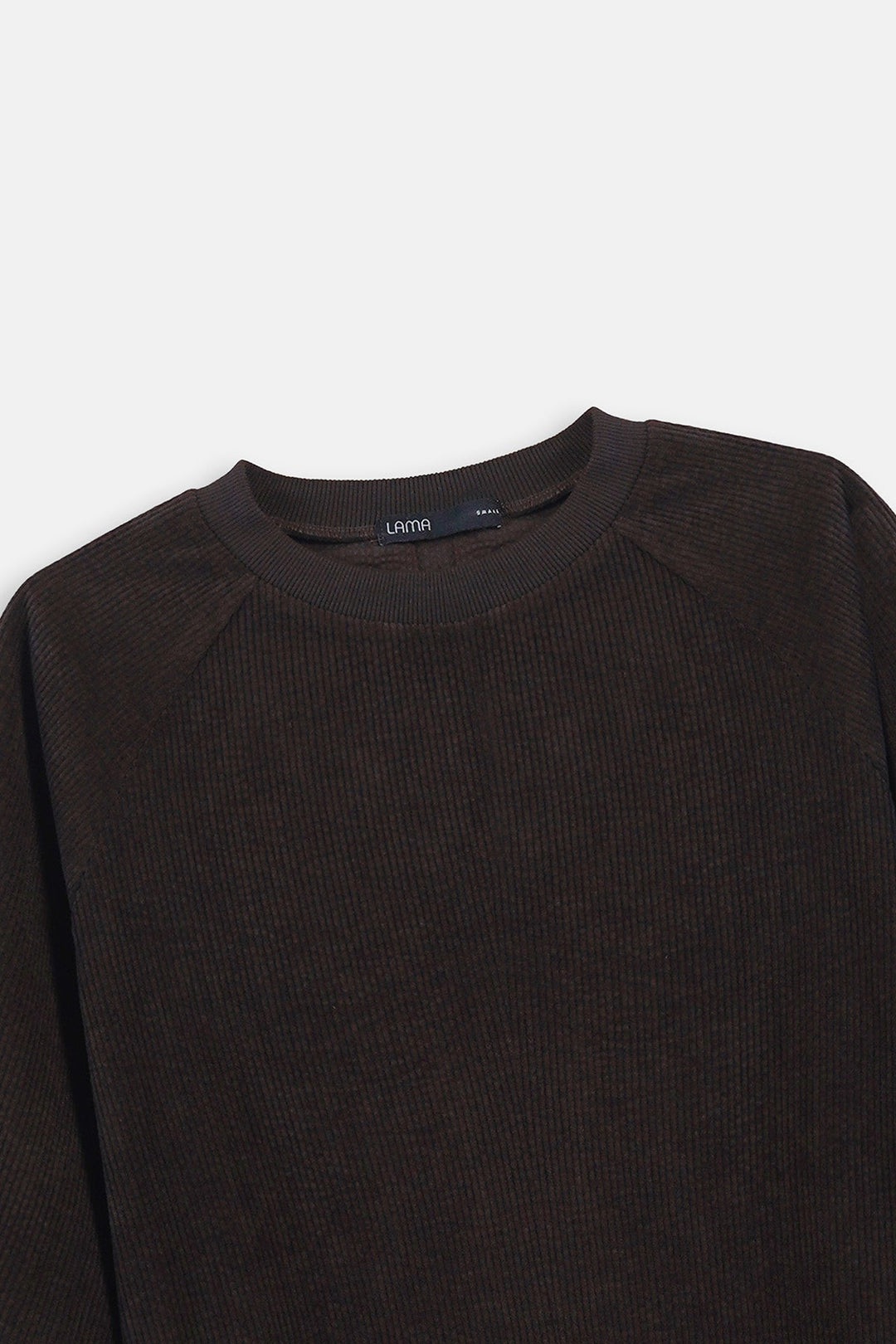 BROWN CORDUROY STRETCHY SHIRT