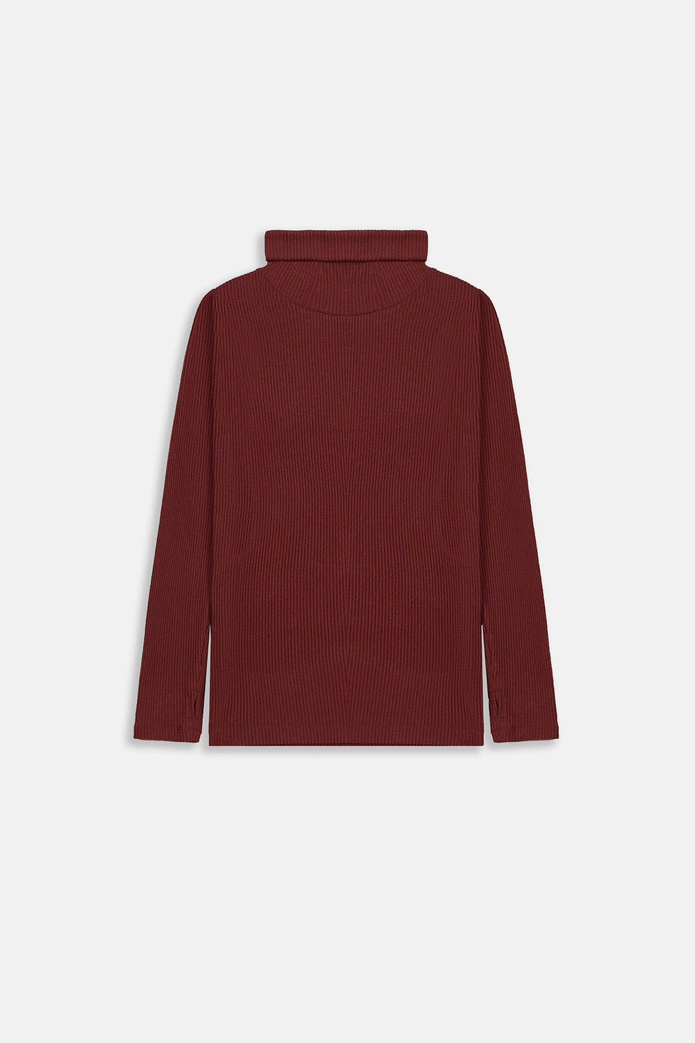 RUST SOFT KNIT PULLOVER