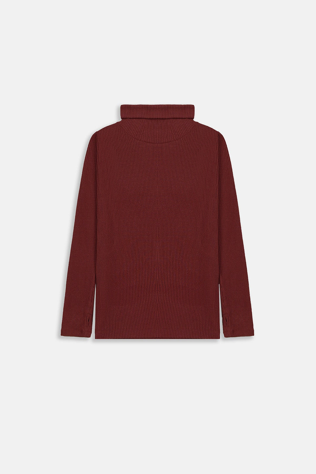 RUST SOFT KNIT PULLOVER