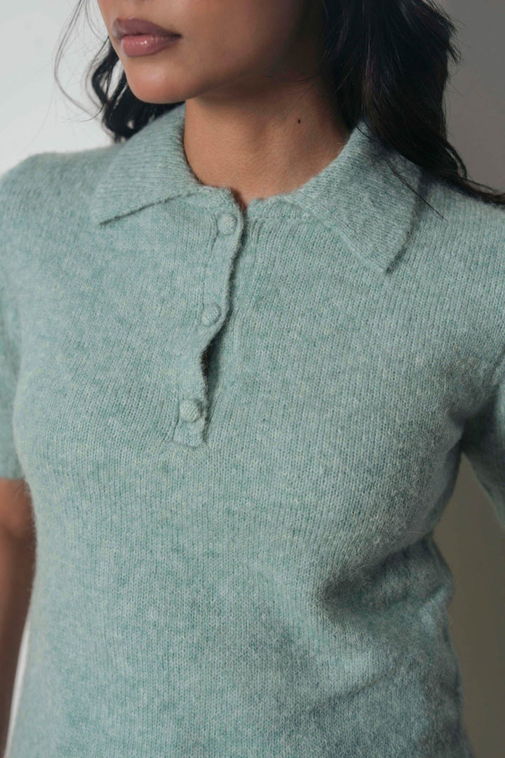 SHORT KNIT POLO