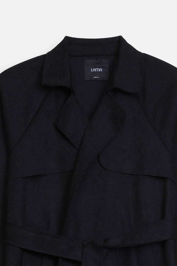 TRENCH SUEDETTE COAT