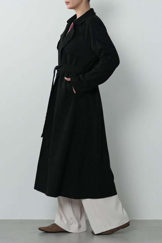 TRENCH SUEDETTE COAT