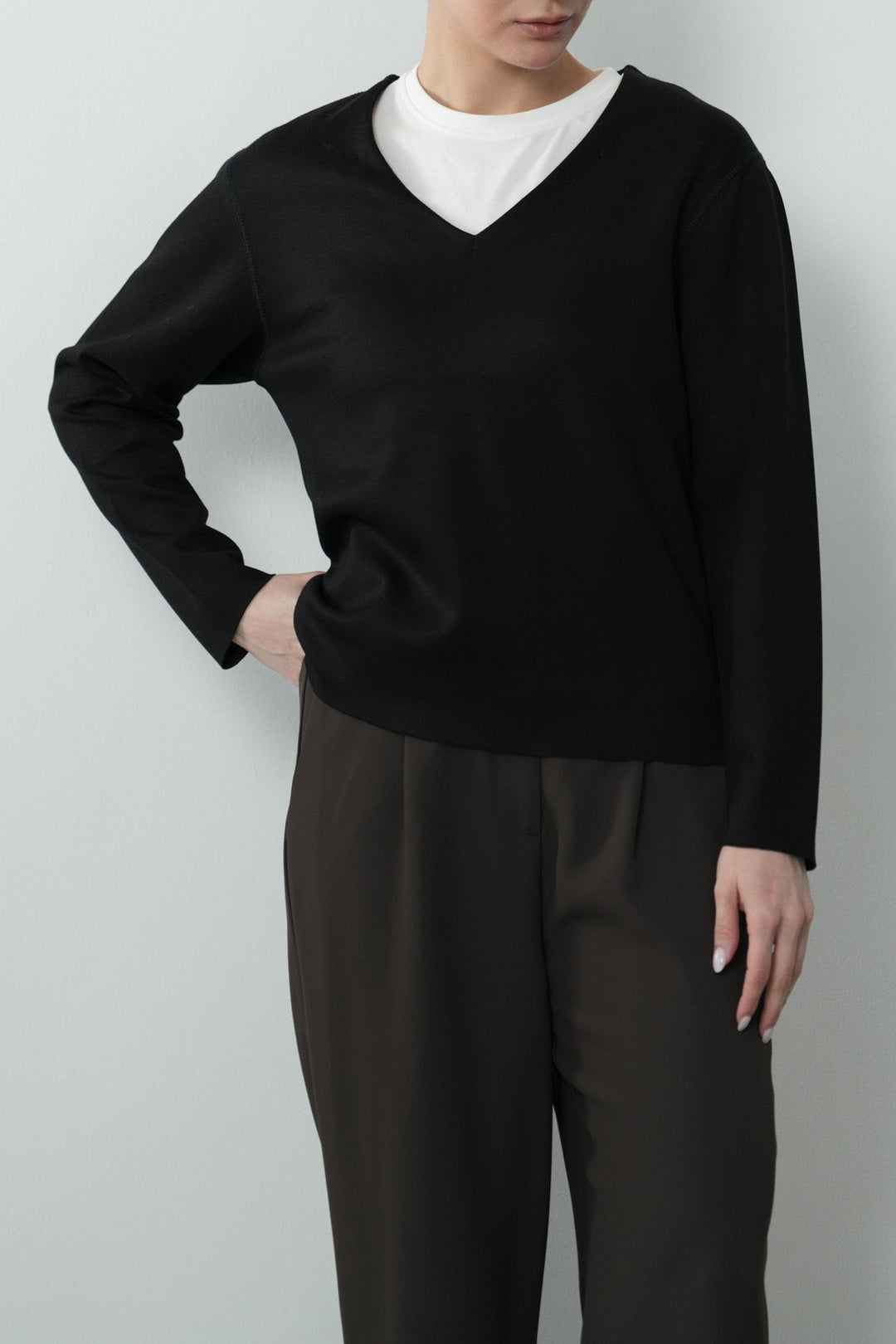 EVERYDAY V NECK TOP