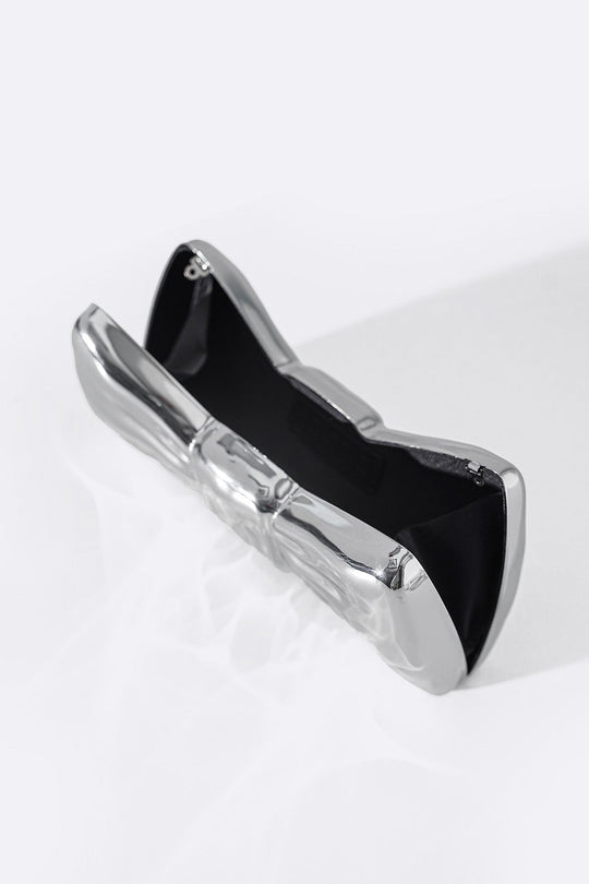 SILVER MOVIE PREMIERE CLUTCH