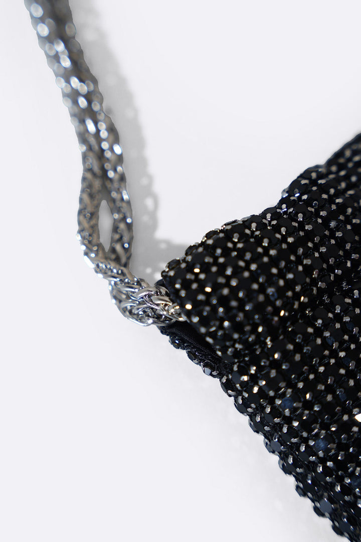 BLACK COCKTAIL PARTY CROSSBODY