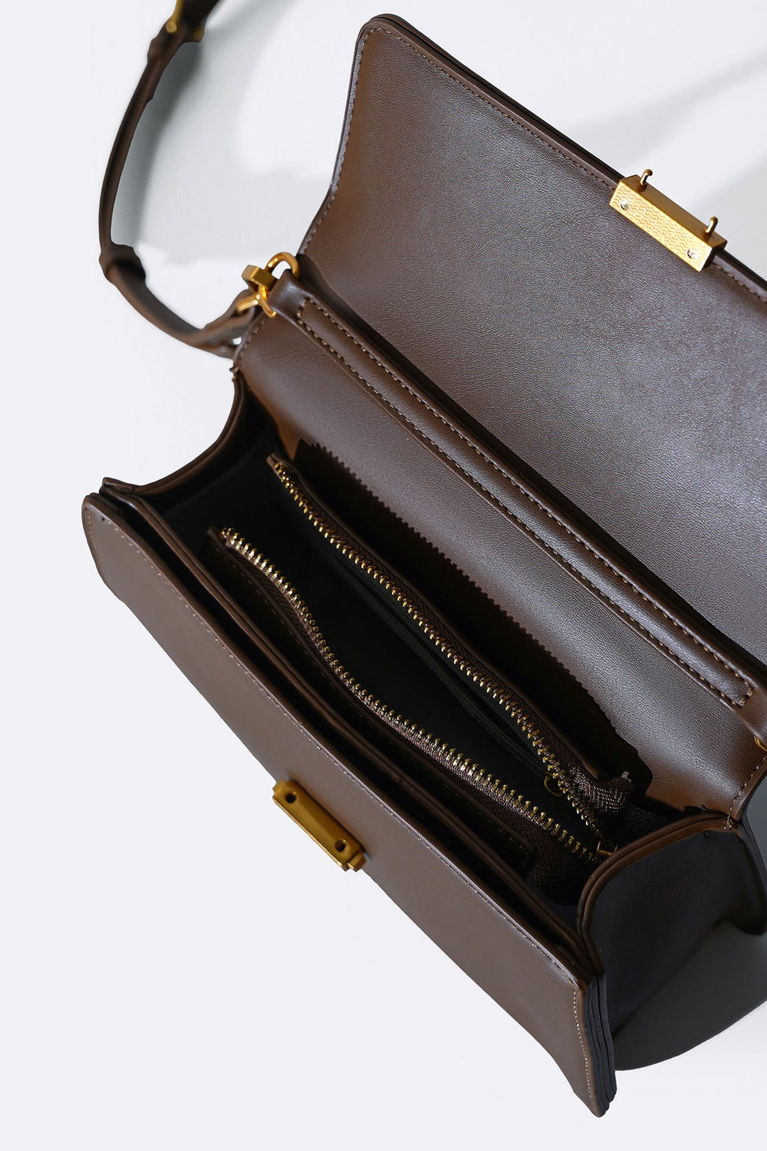 BROWN CANBERRA CROSSBODY