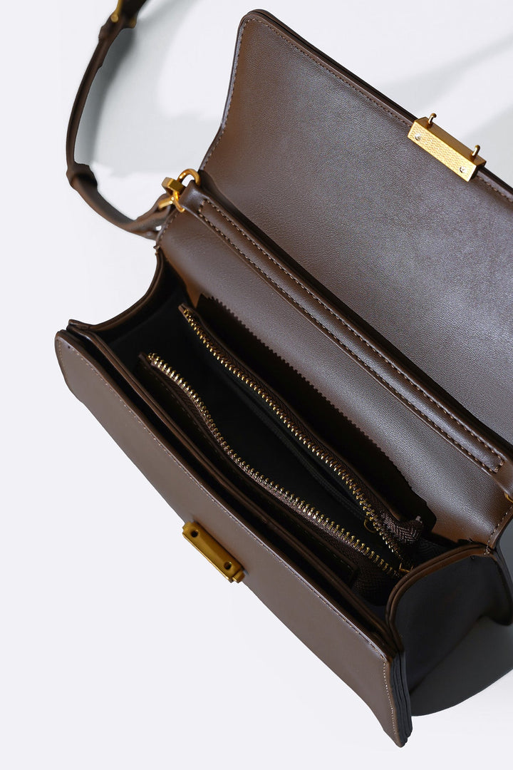BROWN CANBERRA CROSSBODY