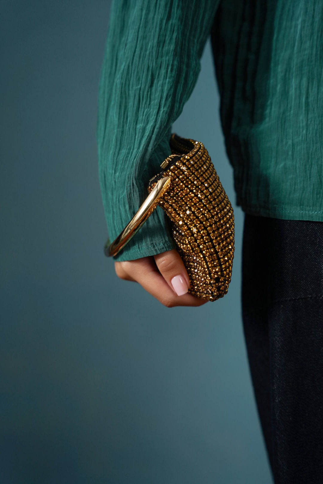 GOLD NIGHT OUT MINI PURSE
