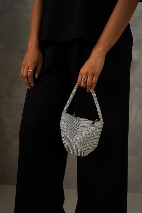 MINI STUD WRIST BAG