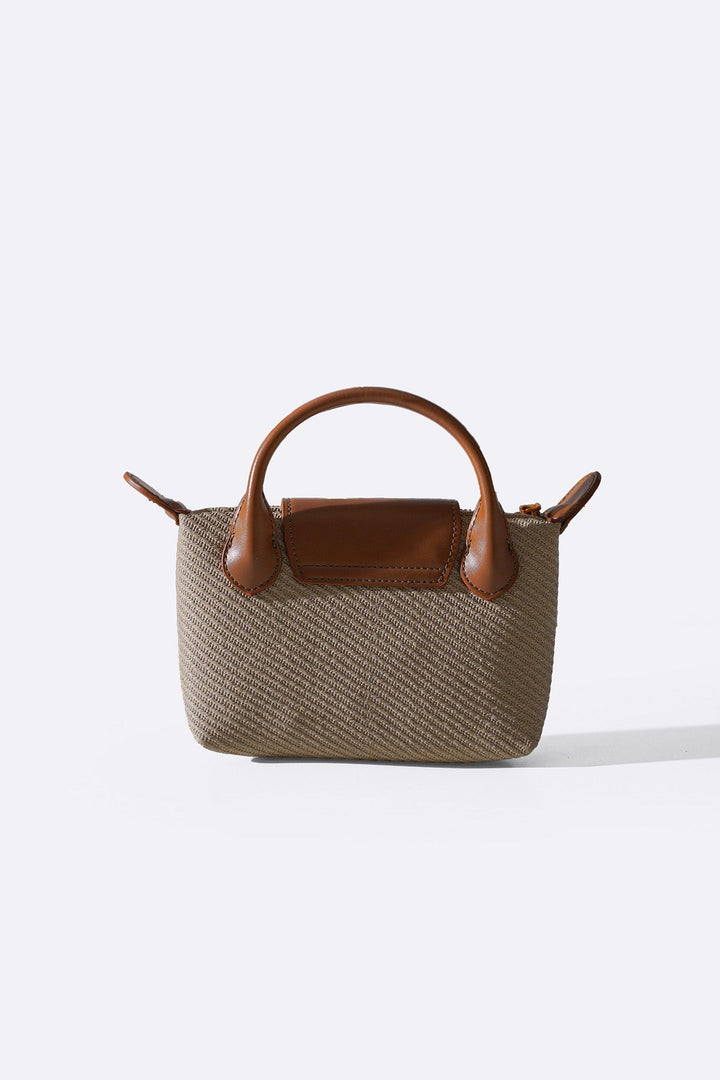 BEIGE SMALL LOTUS CROSSBODY
