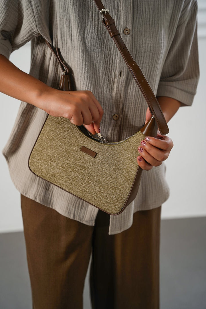 GREEN CADDESI LONG STRAP BAG