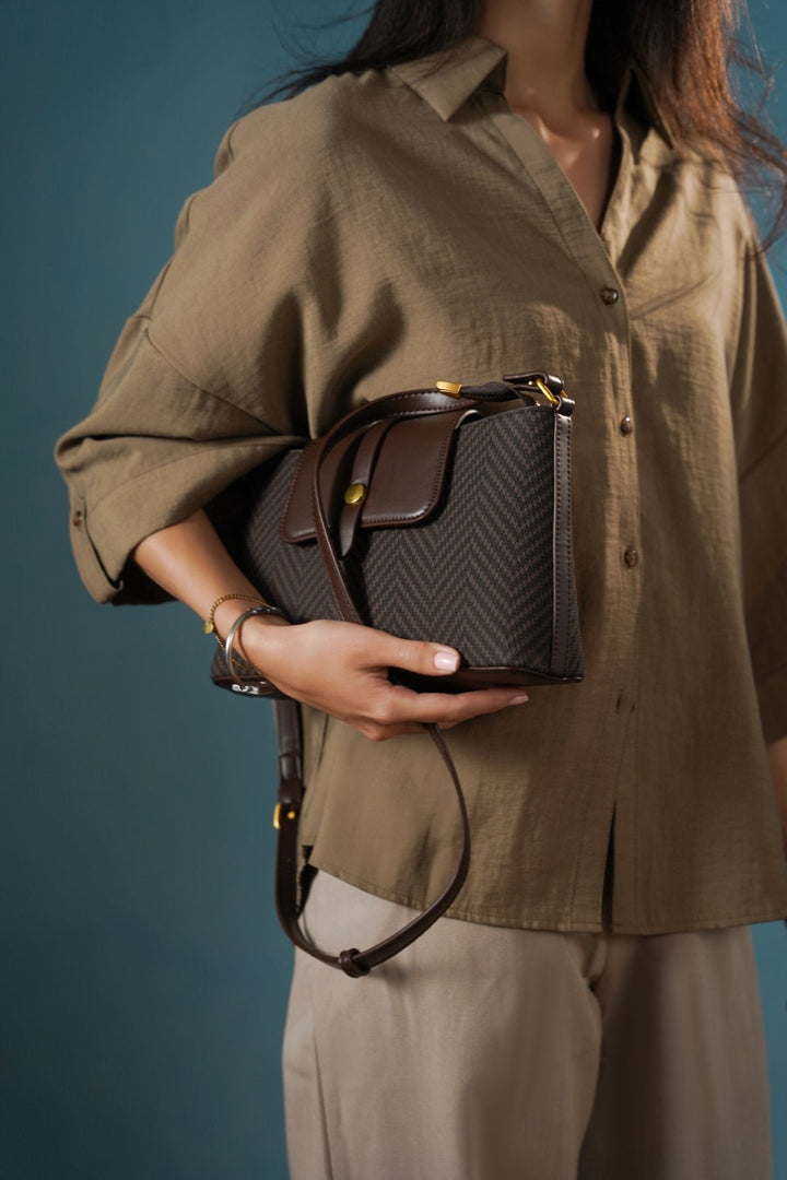 COFFEE MARBELLA CROSSBODY BAG