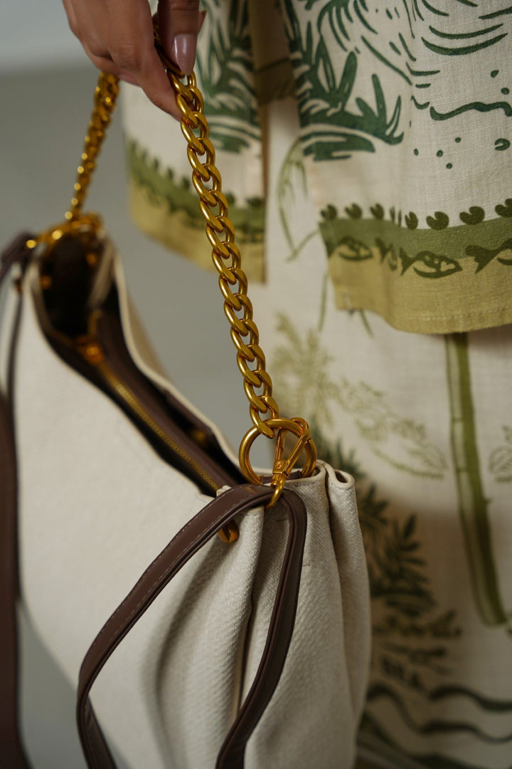 OFF WHITE MUSEUM CHAIN BAG