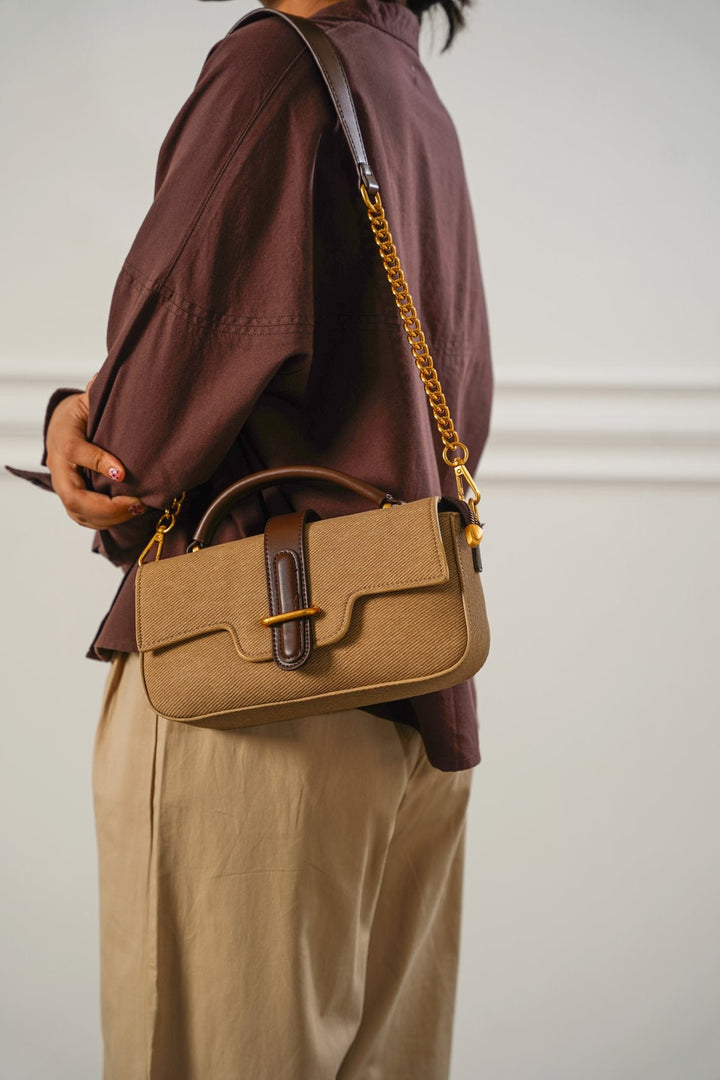 COFFEE YOLU TOP HANDLE BAG