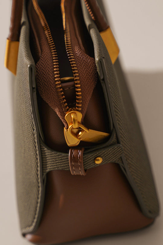 GREEN OAKLAND HANDLE BAG