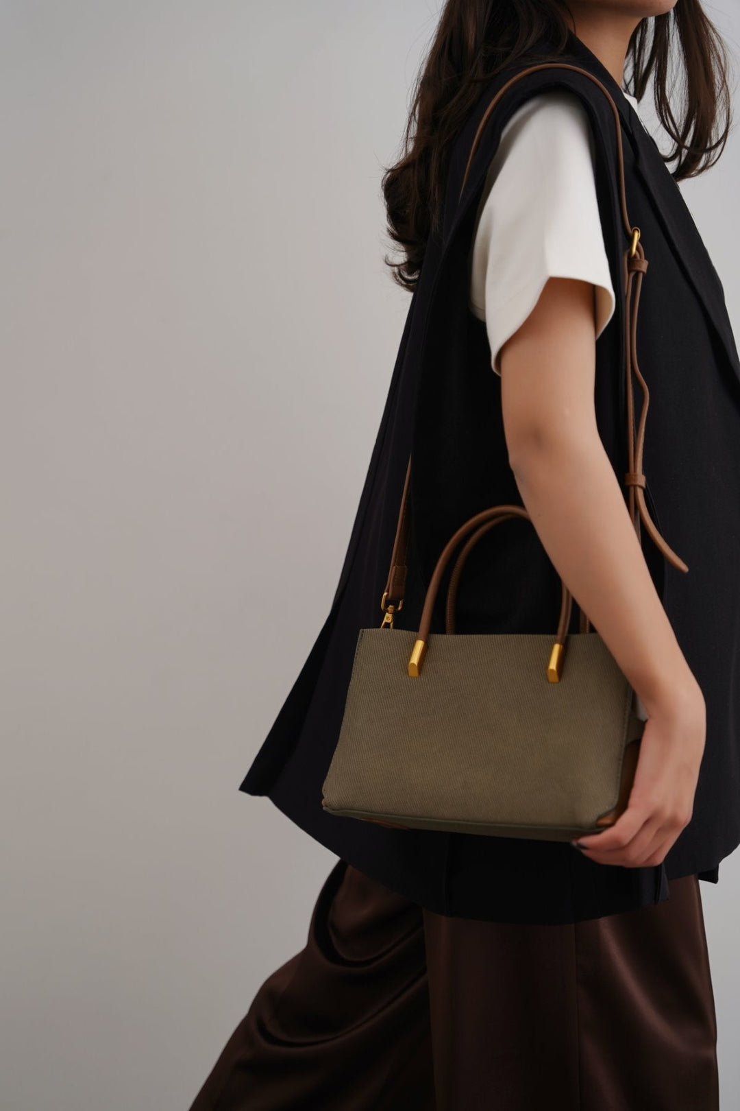GREEN OAKLAND HANDLE BAG