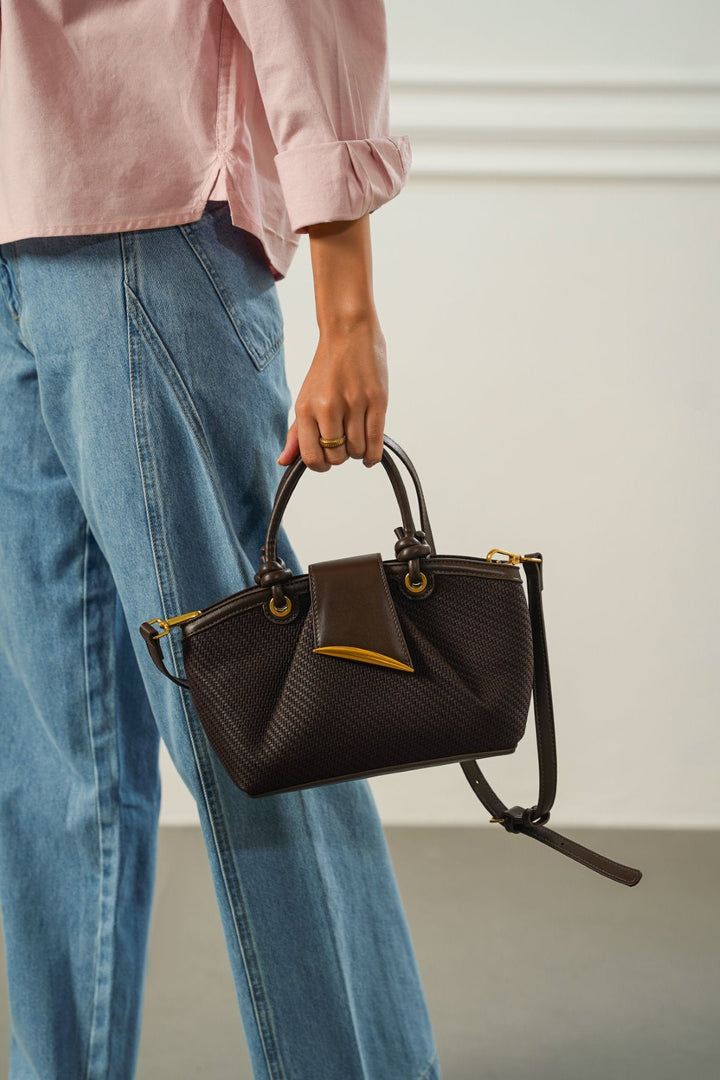 COFFEE MODA TOP HANDLE BAG
