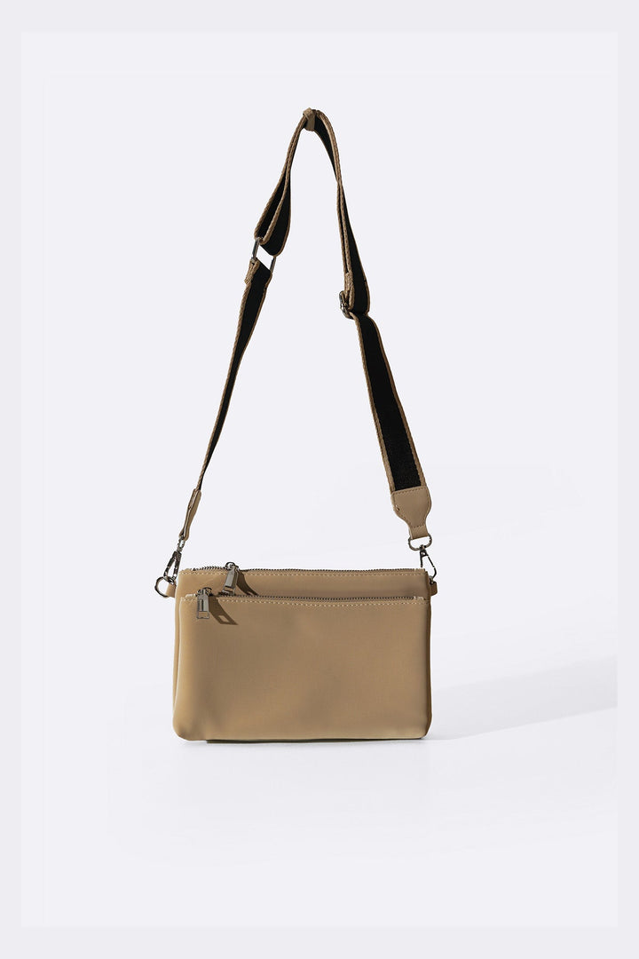 OFF WHITE VELVET PEACH CROSSBODY