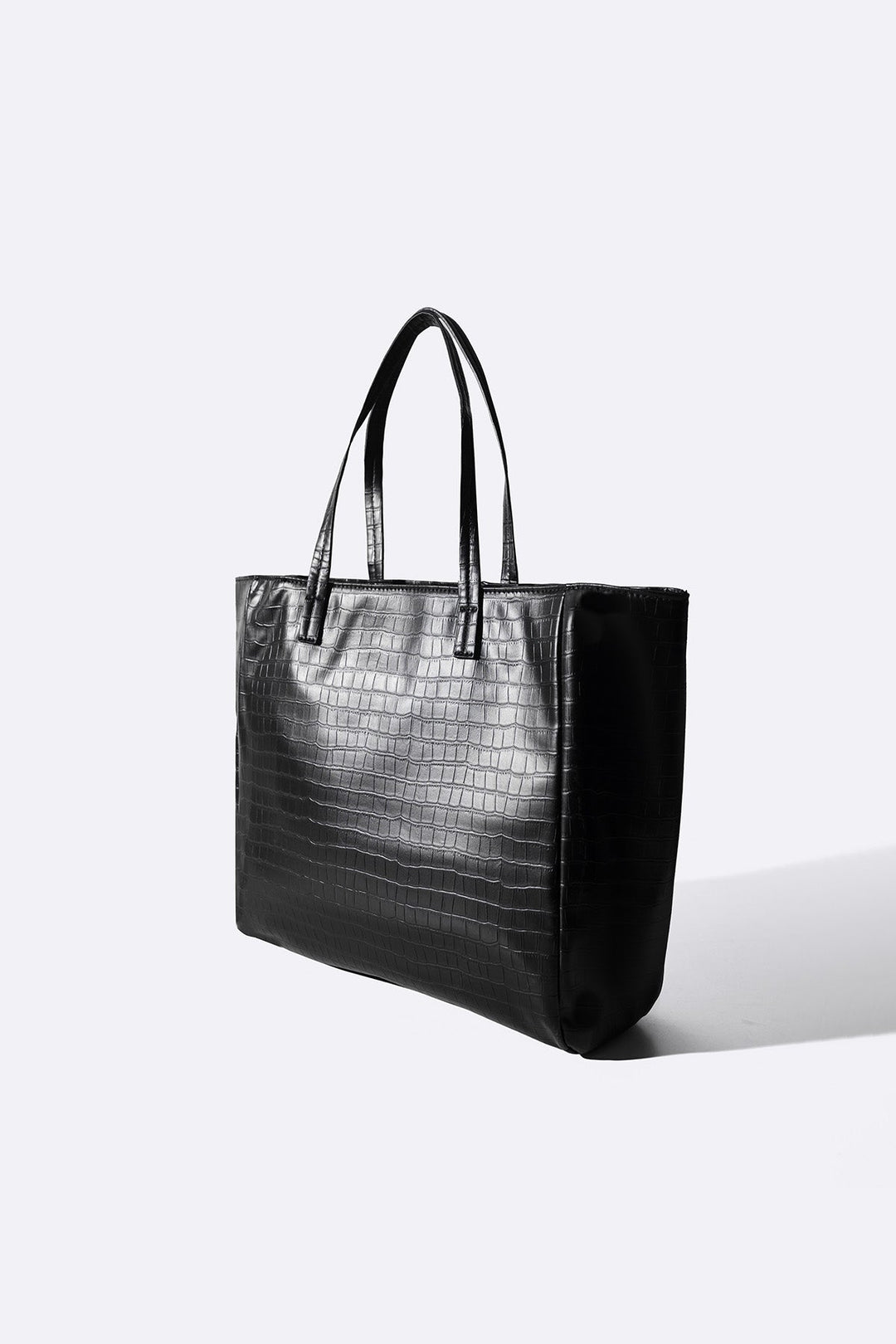 BLACK RAVELLO TOSS-IN TOTE