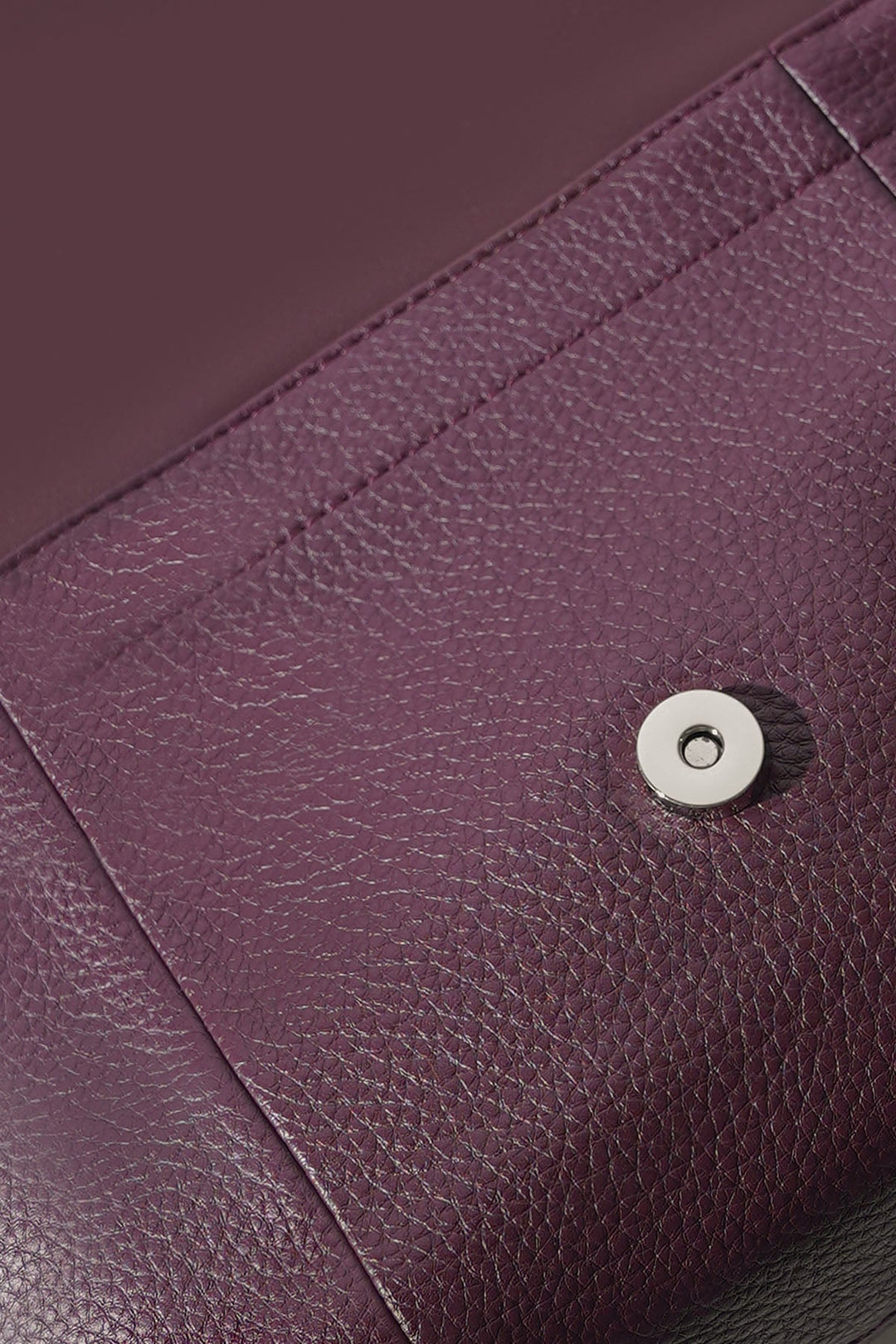 BURGUNDY MENORA CROSSBODY BAG
